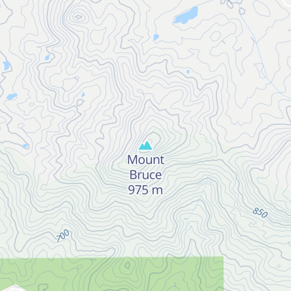 Map of Mount Bruce