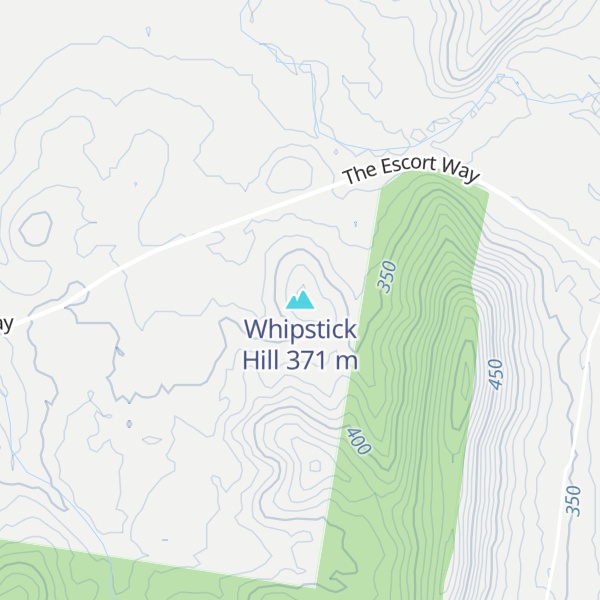 Map of Whipstick Hill