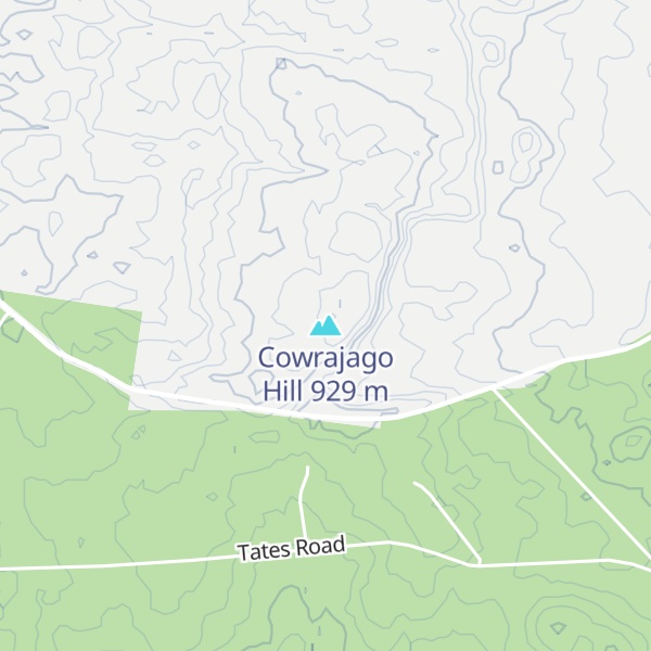 Map of Cowrajago Hill