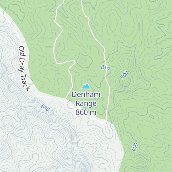 Map of Denham Range