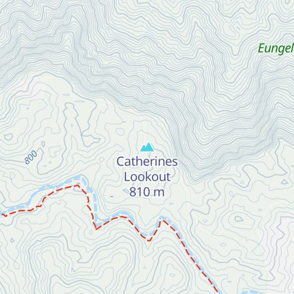 Map of Catherines Lookout