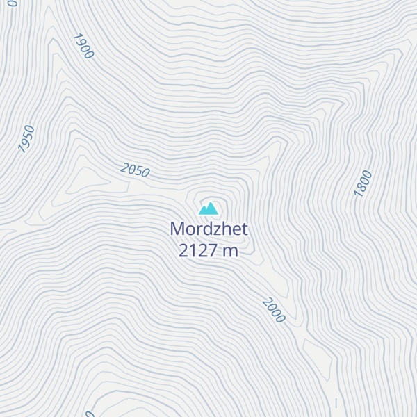 Map of Mordzhet