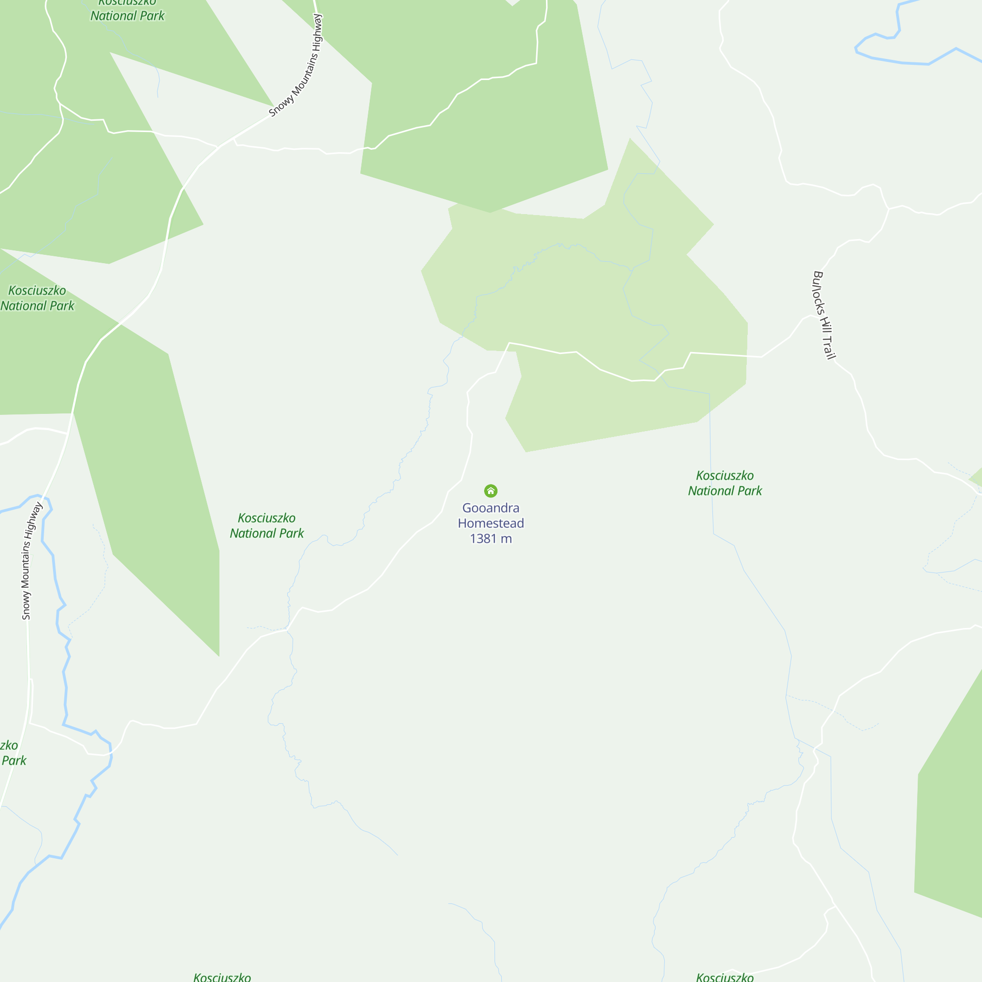 Gooandra Homestead map