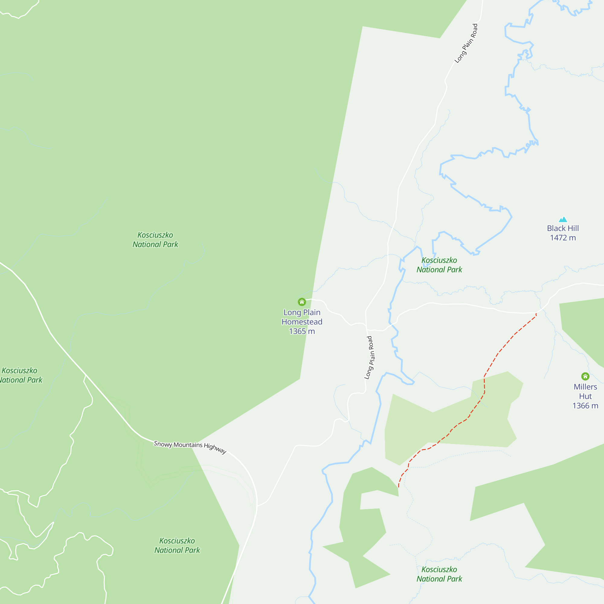 Long Plain Homestead map