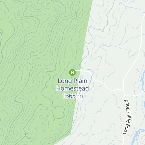 Map of Long Plain Homestead