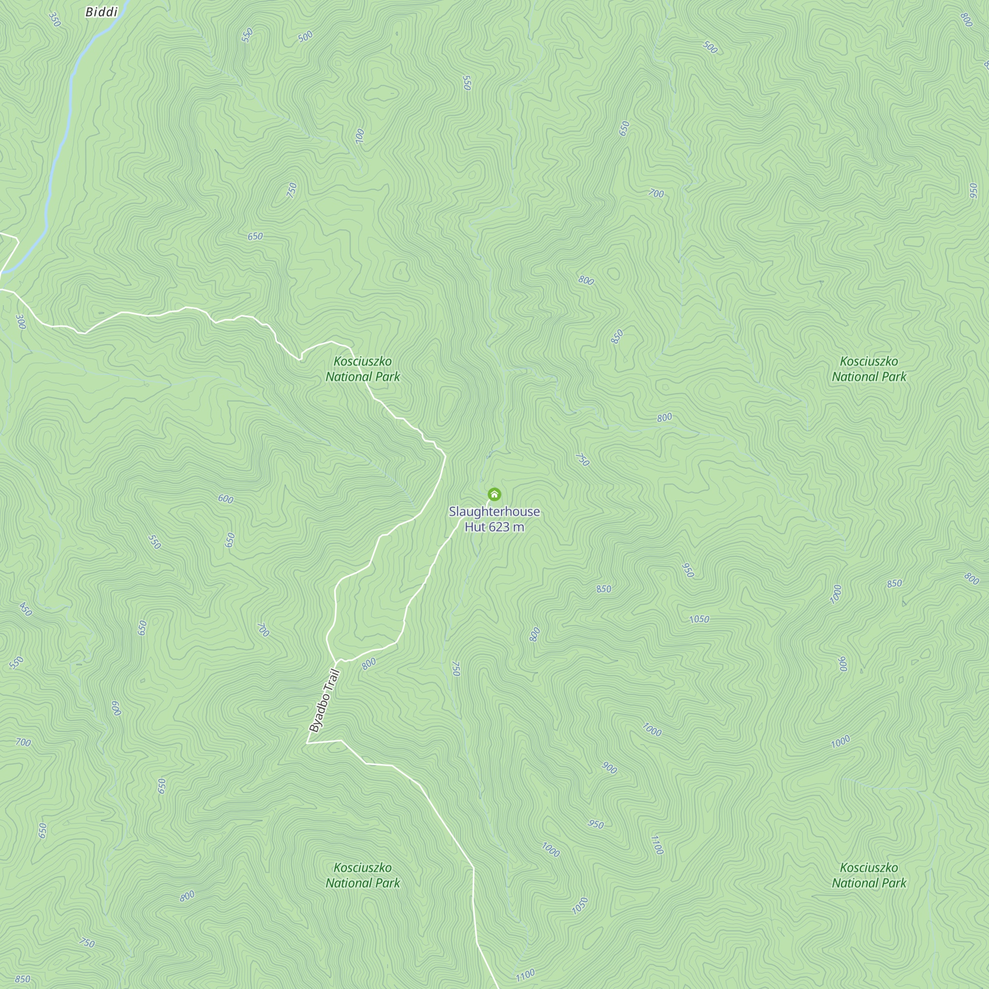 Slaughterhouse Hut map