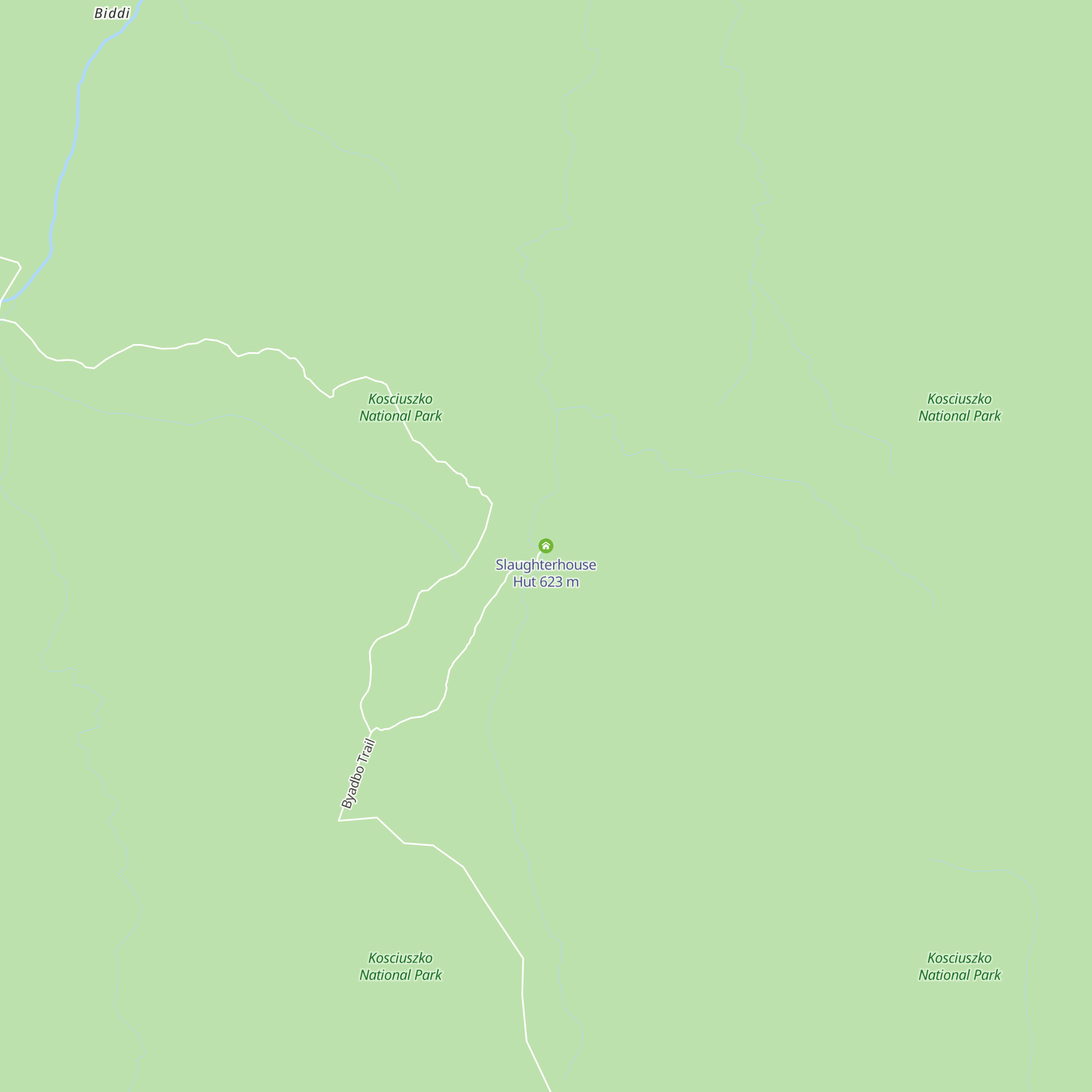Slaughterhouse Hut map