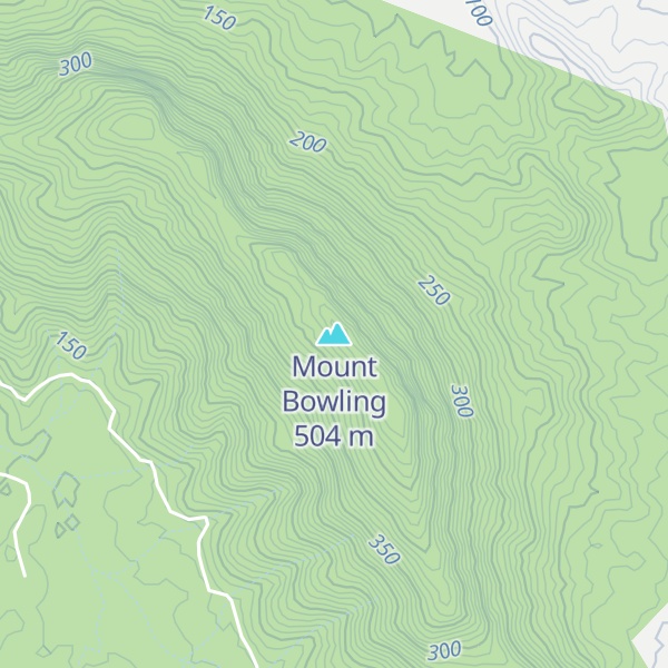 Map of Mount Bowling