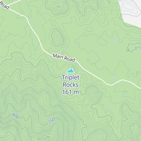 Map of Triplet Rocks
