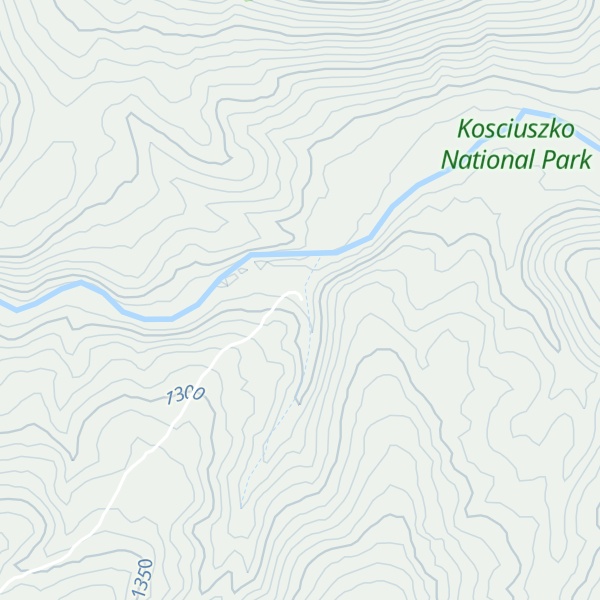Map of Hains Hut