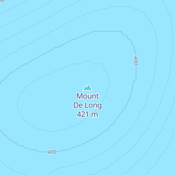 Map of Mount De Long