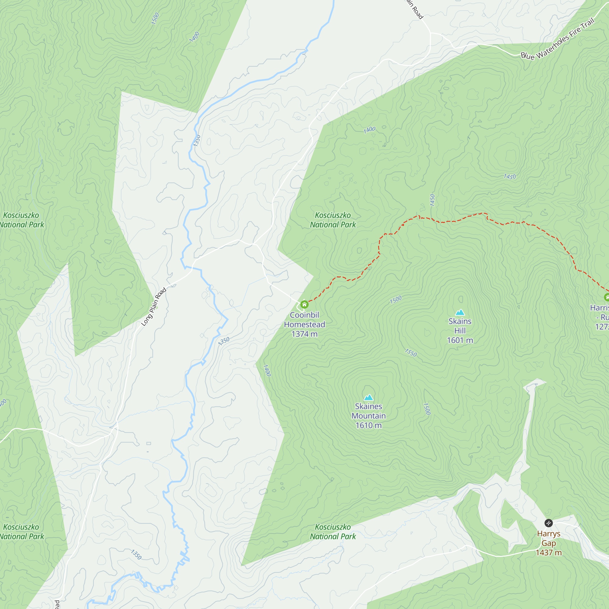 Cooinbil Homestead map