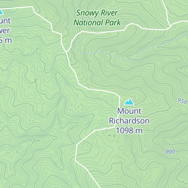 Map of Mount Richardson Bowen