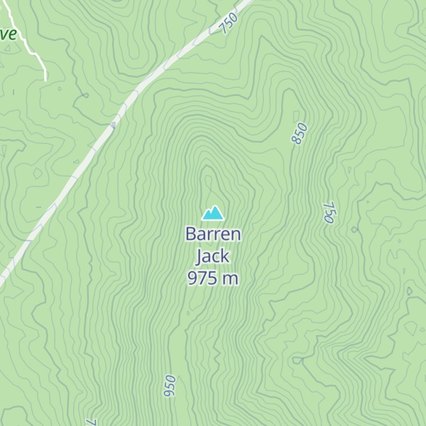 Map of Barren Jack