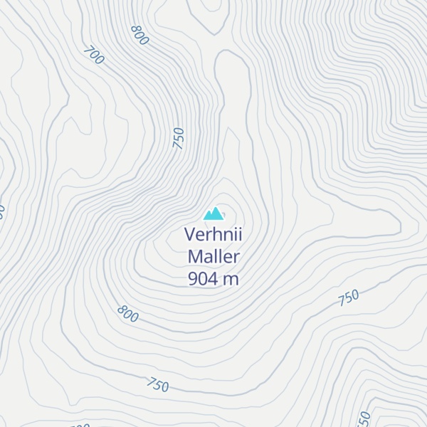 Map of Verhnii Maller