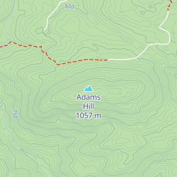 Map of Adams Hill