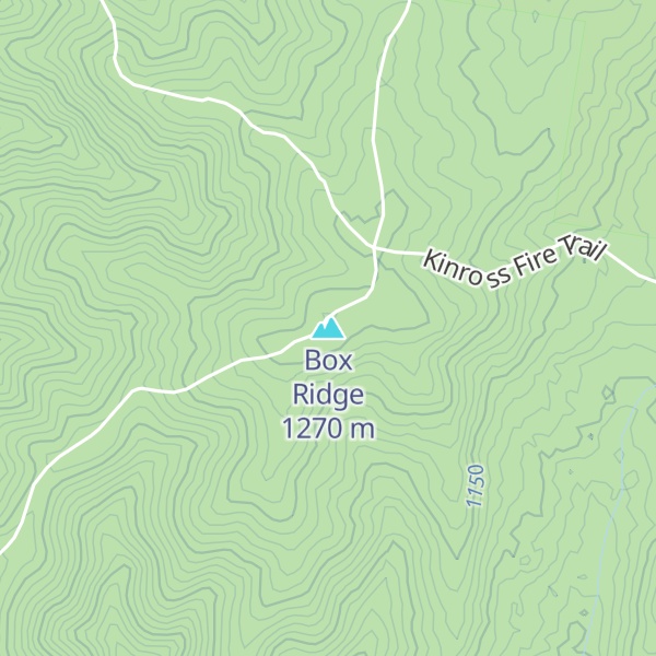Map of Box Ridge