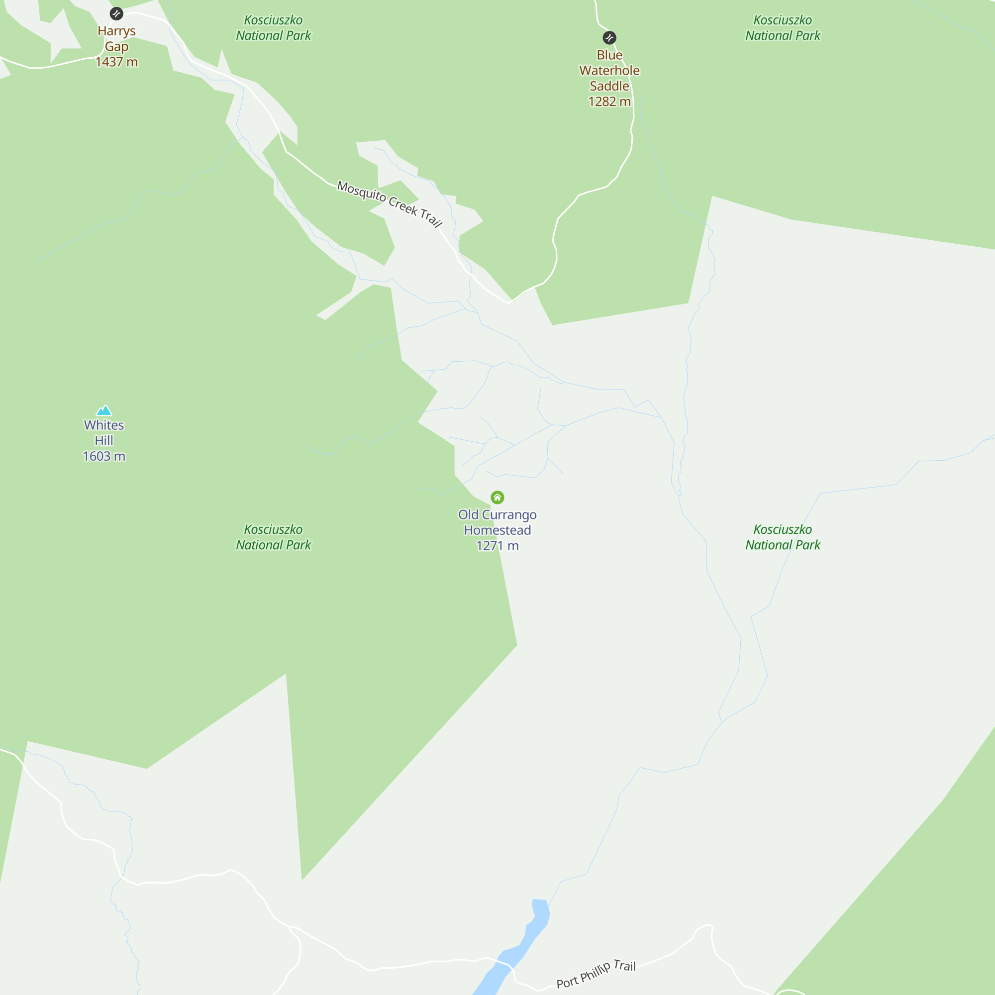 Old Currango Homestead map