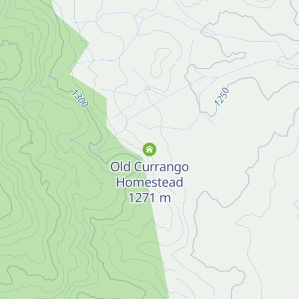 Map of Old Currango Homestead