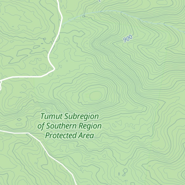 Map of Snow Gum Mountain