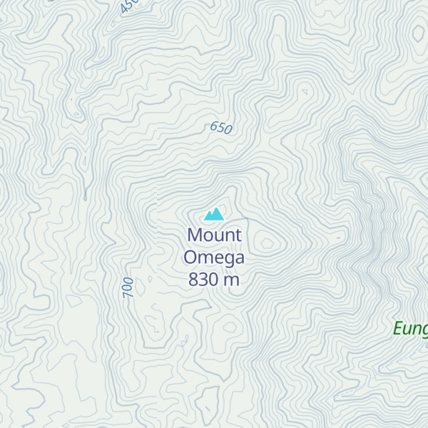 Map of Mount Omega