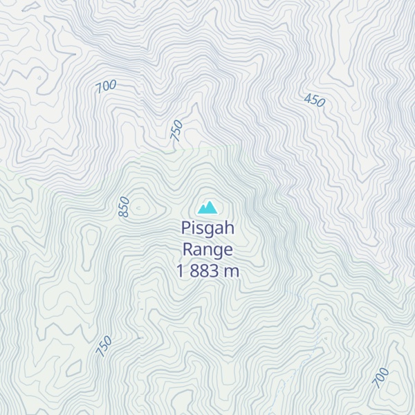 Map of Pisgah Range 1