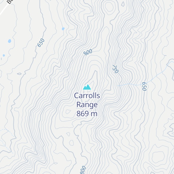 Map of Carrolls Range