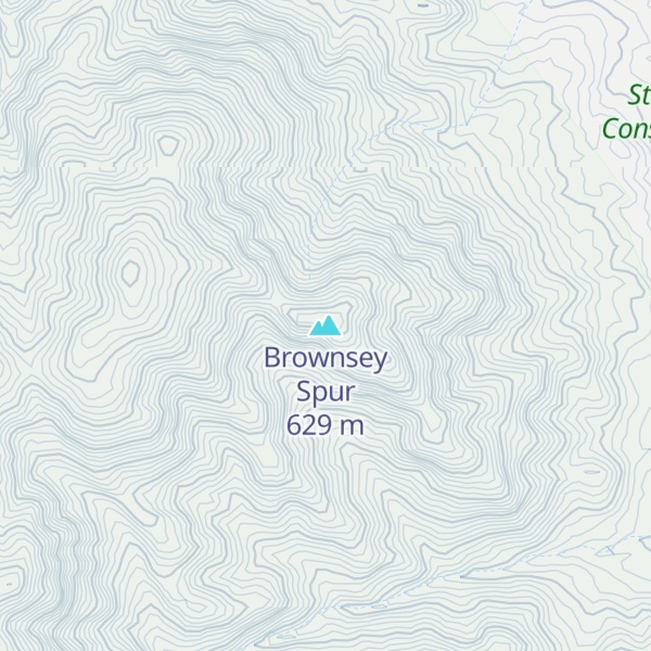 Map of Brownsey Spur