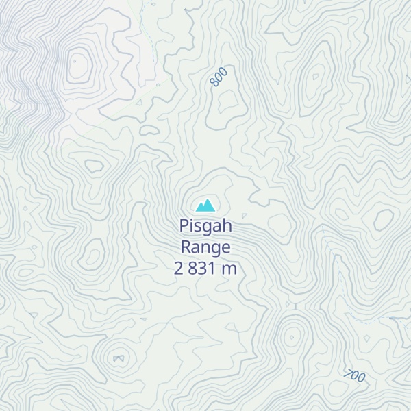 Map of Pisgah Range 2