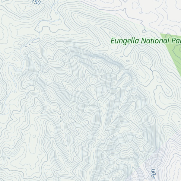 Map of Barren Mountain