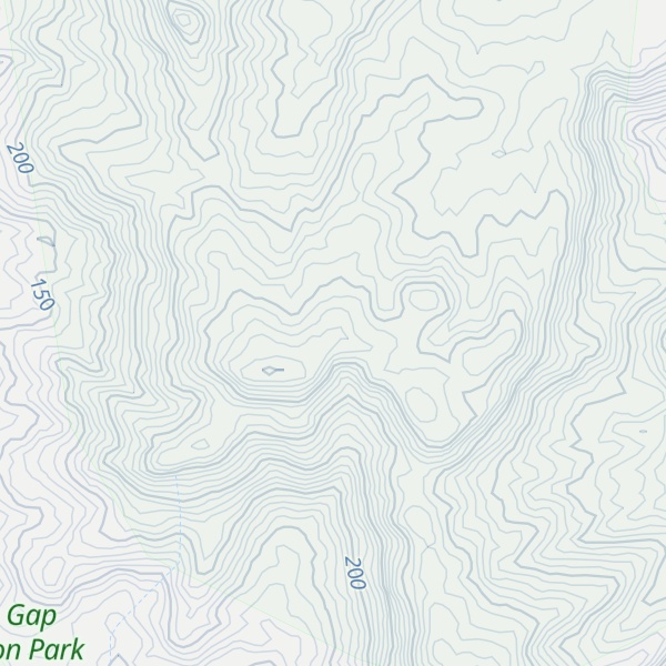 Map of Crazy Cat Mtn