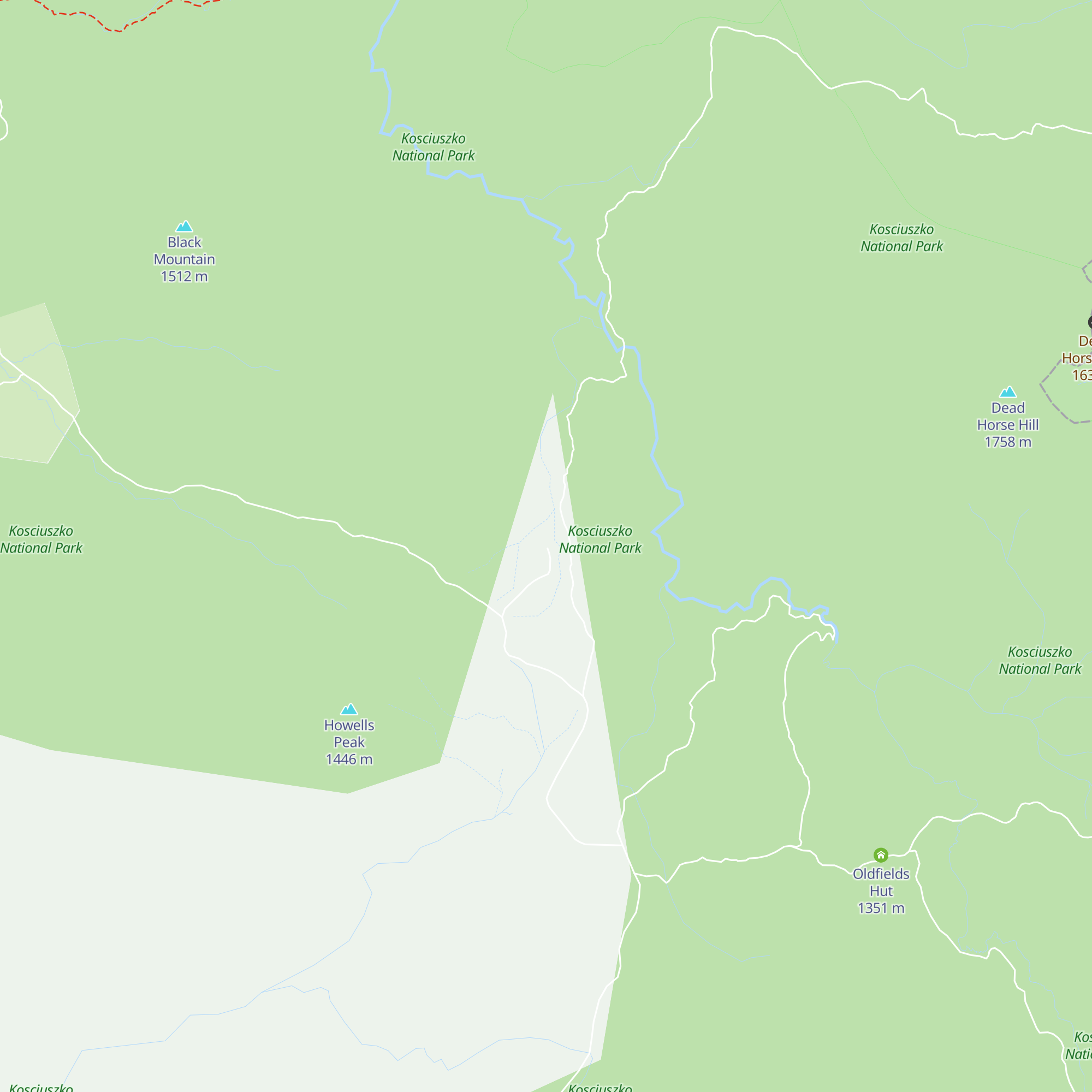 Pockets Hut map
