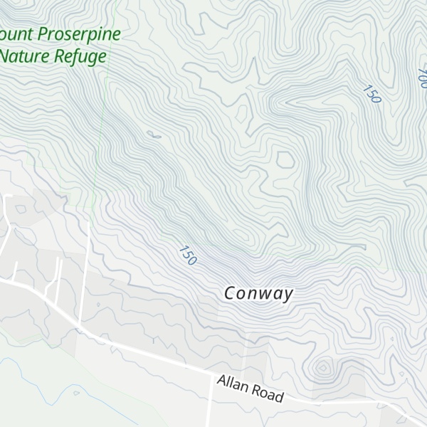 Map of Little Conway