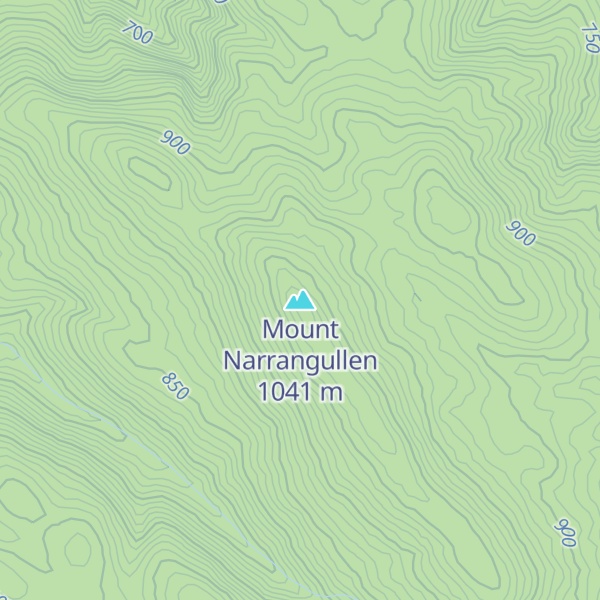 Map of Mount Narrangullen
