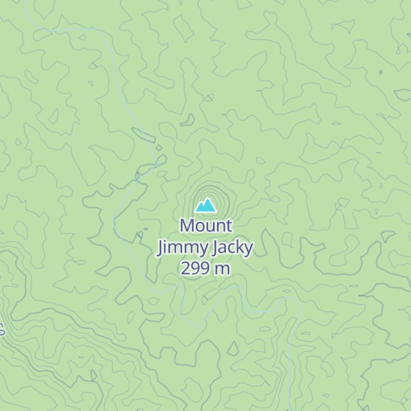 Map of Mount Jimmy Jacky