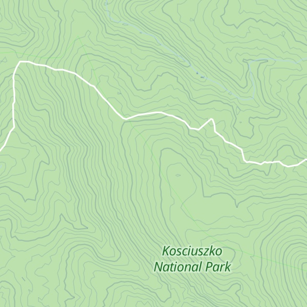 Map of Rolling Grounds Spur