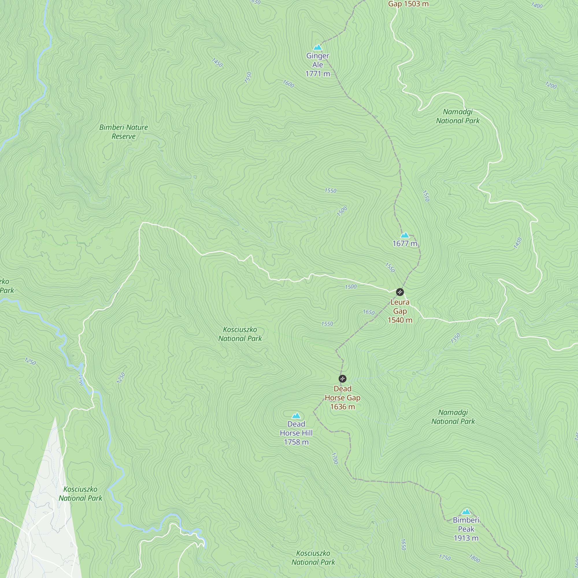 Leura Hut map