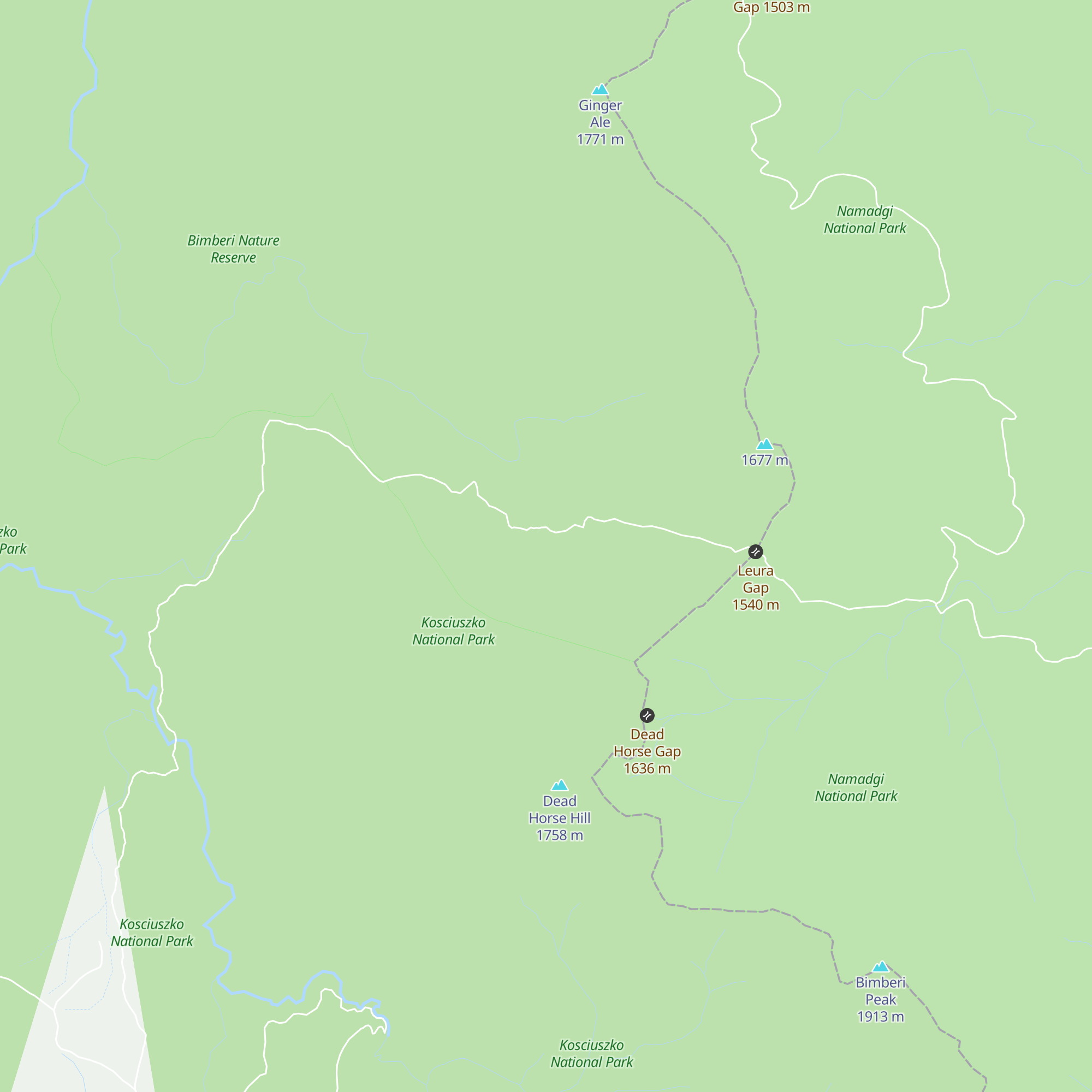 Leura Hut map