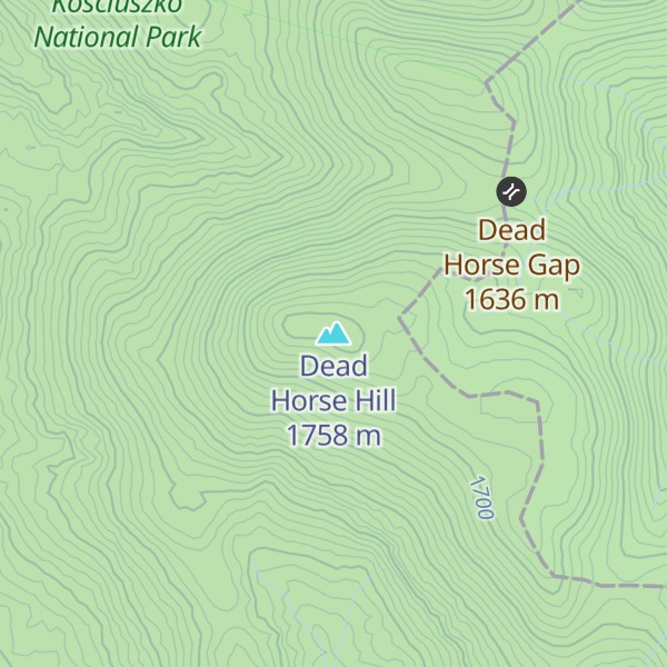 Map of Dead Horse Hill