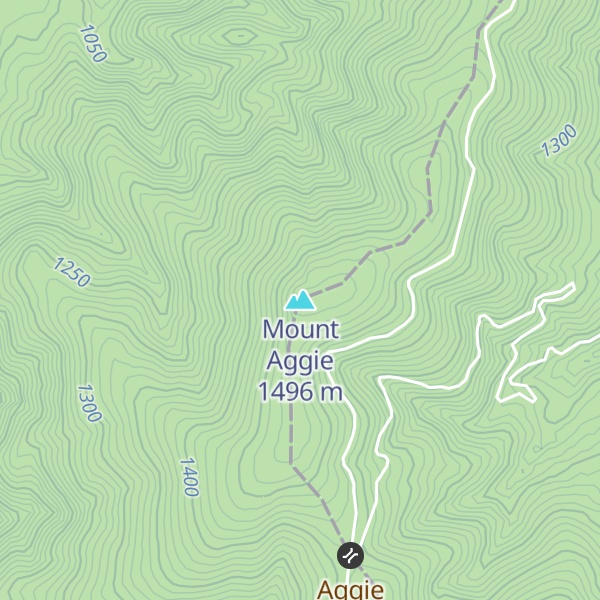 Map of Mount Aggie
