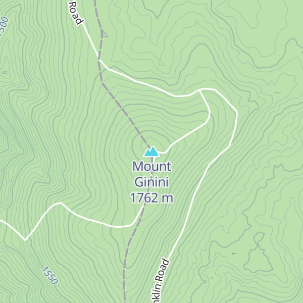 Map of Mount Ginini