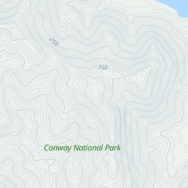 Map of Mount Conway