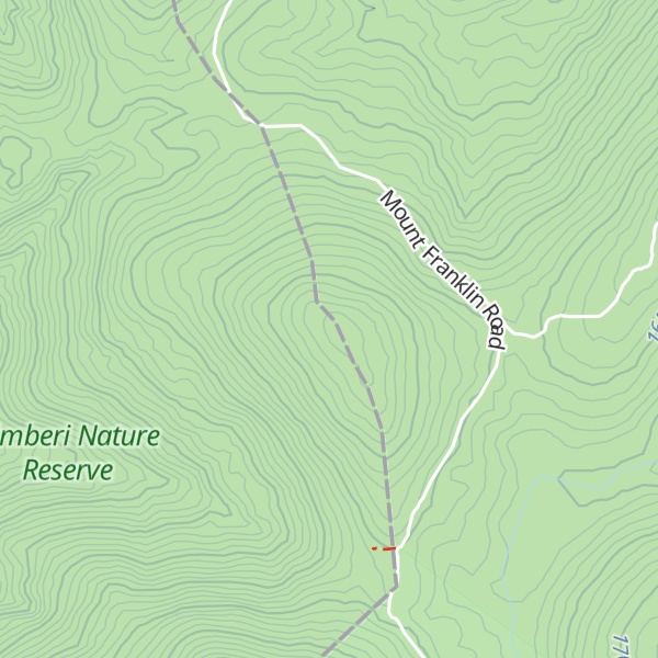 Map of Little Ginini Mountain