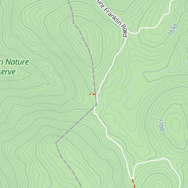 Map of Pryors Hut