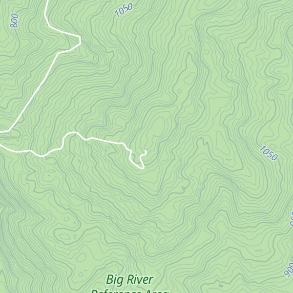 Map of Mount Ellery