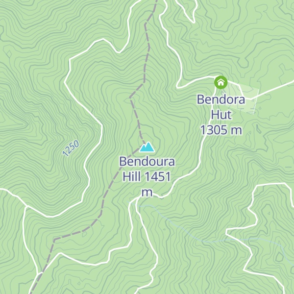 Map of Bendoura Hill