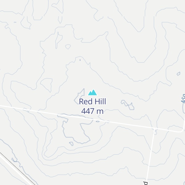 Map of Red Hill
