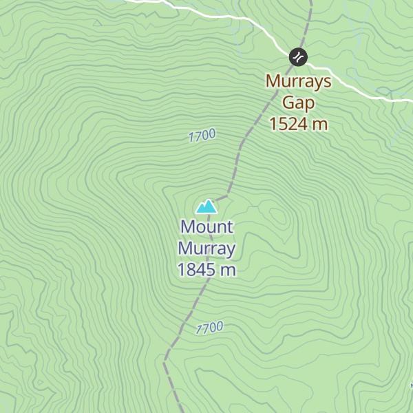 Map of Mount Murray