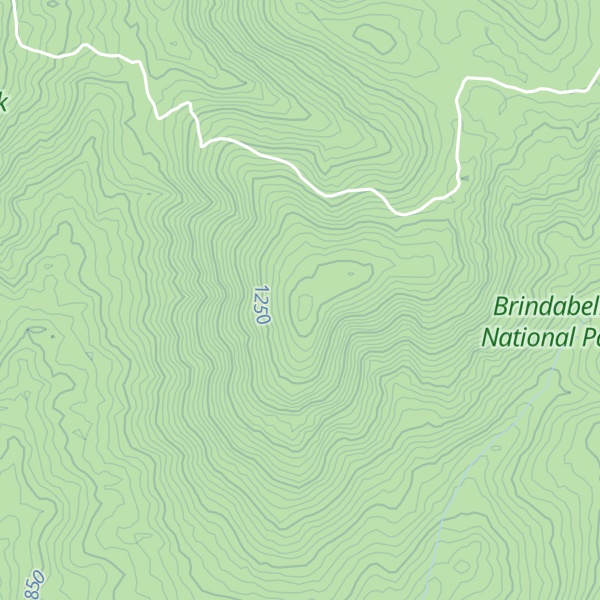 Map of Dingi Dingi Ridge