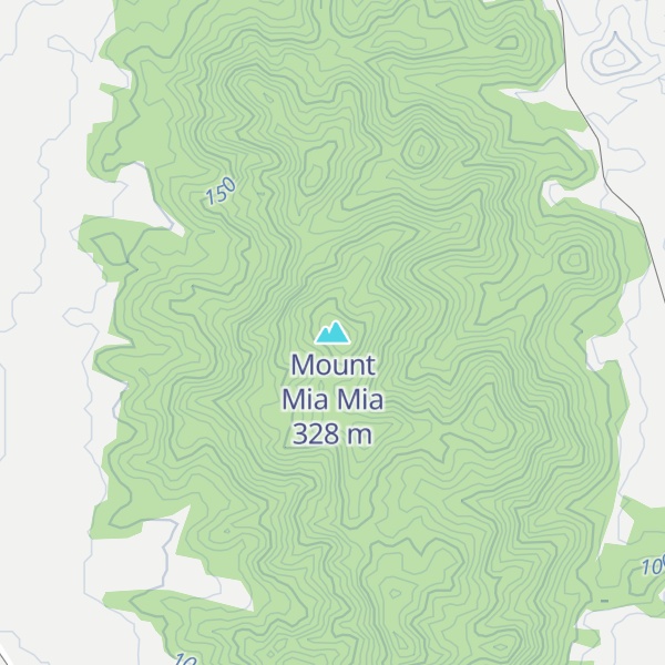 Map of Mount Mia Mia